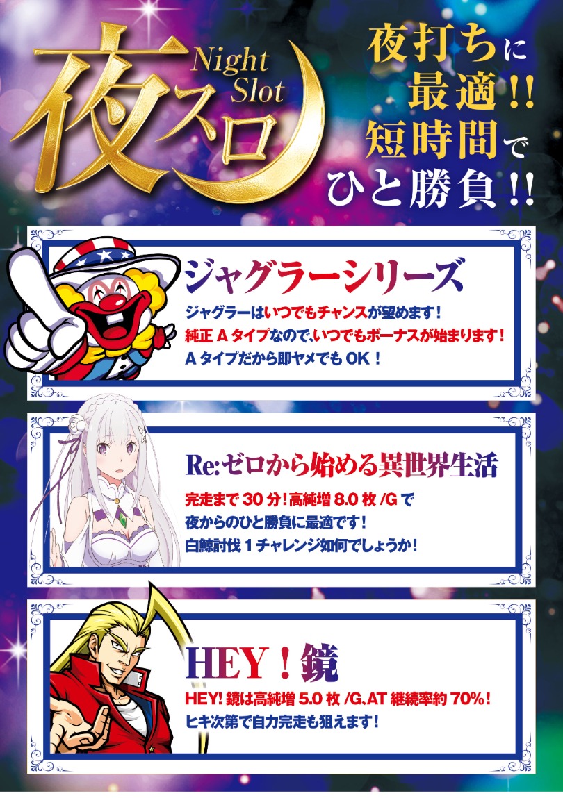 ㊰スロラインナップ
