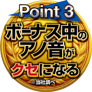 3ボーナス中のあの音がクセになる